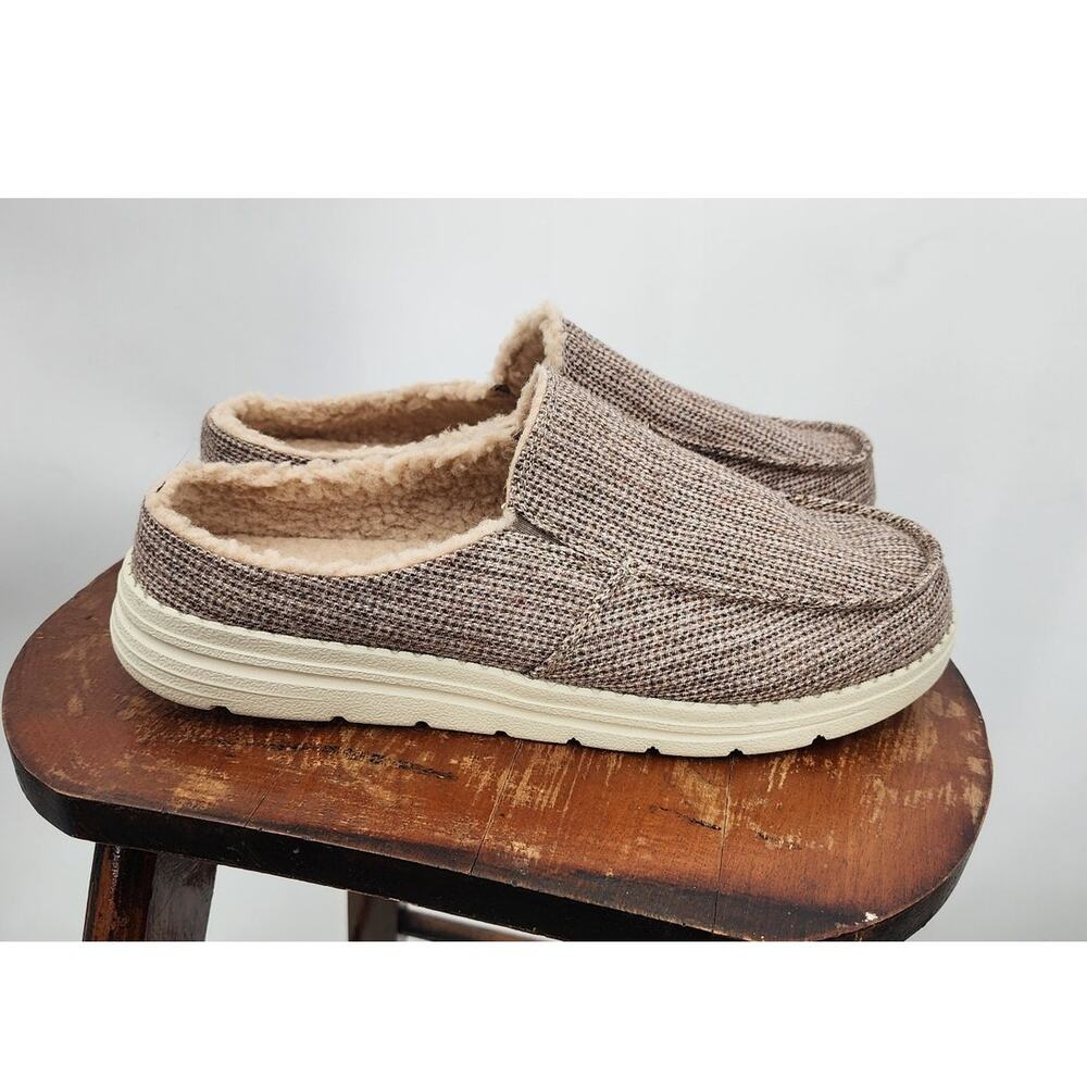 New‎ NWOB Bruno Marc Casual Fur Lined Slip On Shoes Size 8.5